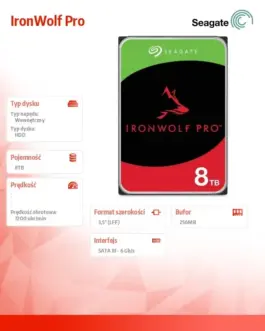 Alternative view of Seagate Disc IronWolfPro 8TB 3.5 256MB ST8000NT001