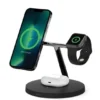 Belkin BOOST CHARGE PRO 3-in-1 wireless charging cradle MagSafe черен