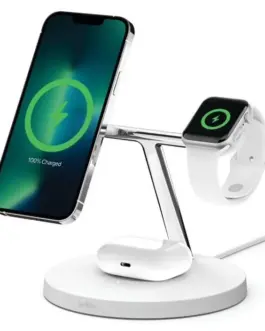 Alternative view of Belkin Bezкабелна podstawka ładująca BOOST CHARGE PRO 3w1 MagSafe biała