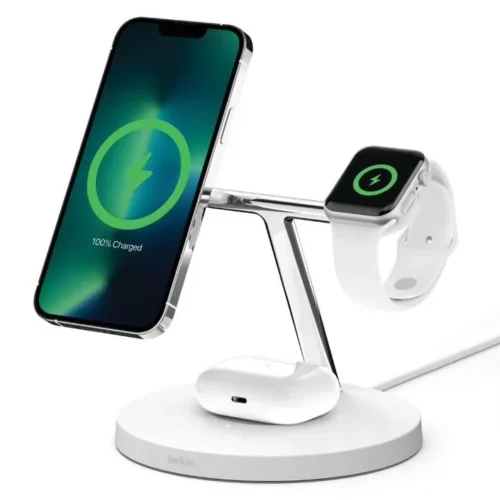 Alternative view of Belkin Bezкабелна podstawka ładująca BOOST CHARGE PRO 3w1 MagSafe biała