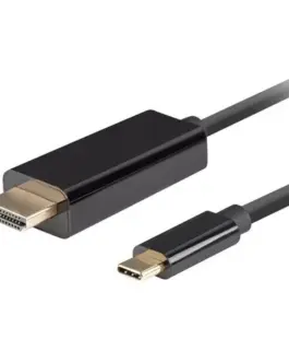 Lanberg кабел USB-C(M)-> HDMI(M)1M 4K 60HZ черен