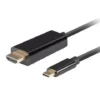 Lanberg кабел USB-C(M)->HDMI(M) 4K 60HZ 3M черен
