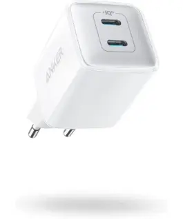 Anker PowerPort III 40W 2xUSB -C бял