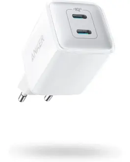 Anker PowerPort III 40W 2xUSB -C бял
