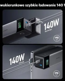 Alternative view of Anker 737 GaNPrime 140W PD 24 000 mAh