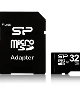 Silicon Power microSDHC card 32GB CLASS 10 + адаптер
