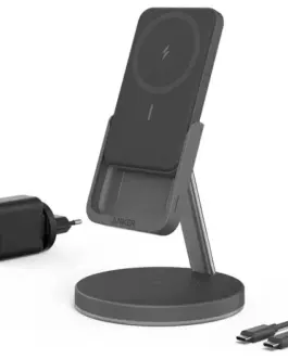 Anker PowerWave MagGo 2-in-1 5000 mAh черен