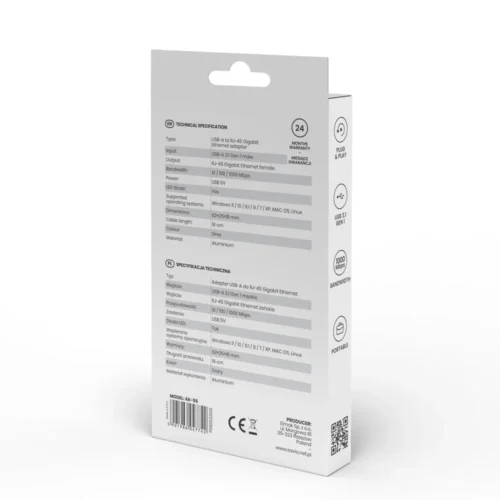 Savio адаптер AK-55 USB-A 3.1 SAVIO