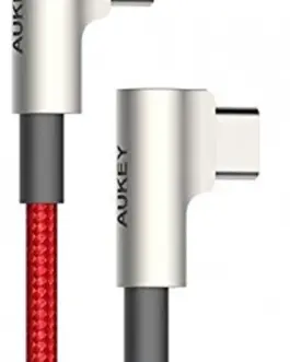 AUKEY AUKEY CB-CMD37 червен OEM USB C - USB C Nylon Cab