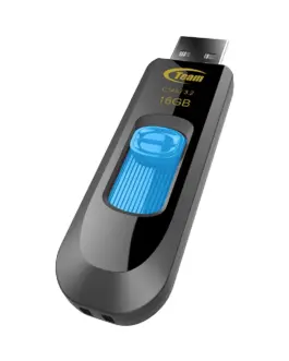 Alternative view of ФЛАШ ПАМЕТ Team Group C145 - USB Typ-A 3.2 Gen 1 - 16 GB - Black/Blue - PN TC145316GL01