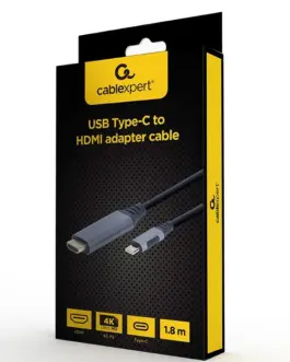 Alternative view of Gembird USB-C to HDMI кабел 1.8 m