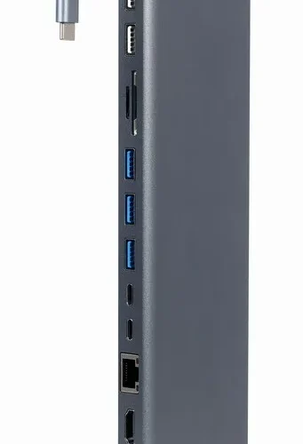 Gembird USB-C Hub HDMI GbE 5xUS B 2.0 3.1 3xUSB-C 1xPD