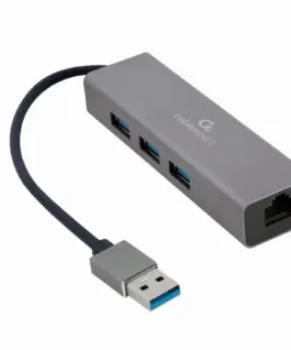 Gembird USB-AM to LAN GbE Hub 3xUSB 3.0