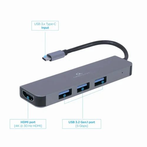 Gembird USB-C HDMI Hub 3xUSB 3. 0