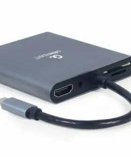 Gembird USB-C Hub HDMI USB-C PD VGA USB 3.0 Audio Card