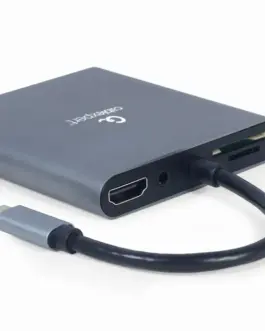 Gembird USB-C Hub HDMI USB-C PD VGA USB 3.0 Audio Card
