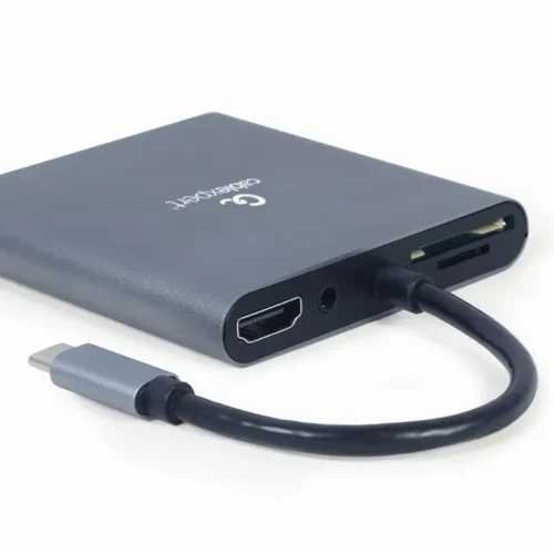 Gembird USB-C Hub HDMI USB-C PD VGA USB 3.0 Audio Card