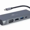Gembird USB-C Hub USB-C PD GbE VGA HDMI 3xUSB 3.1 card
