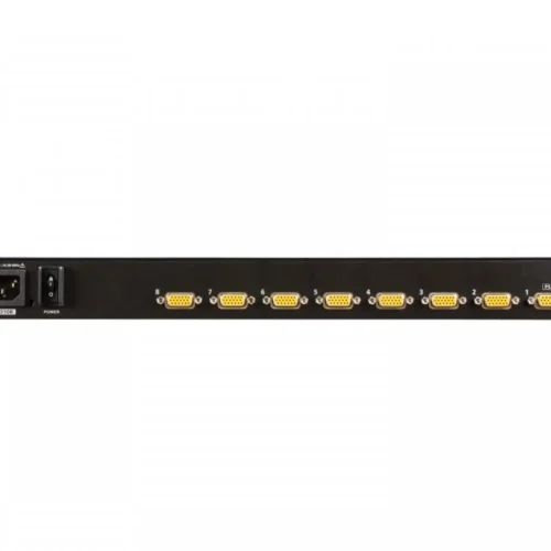 Alternative view of ATEN 8-Port Short Depth PS/2 VGA LCD KVM Switch 18,5
