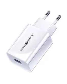 USAMS зарядно T22 18W QC 3.0 с USB-C кабел