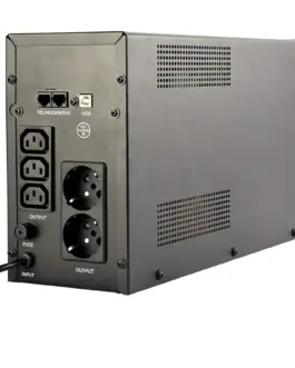 Alternative view of Gembird UPS 2000VA Line-in 1xC1 4 3xC13 2xShuko USB RJ4