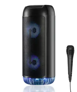 Media-Tech PartyBox UNI wireless speaker with microphone and karaoke function Bluetooth 5.0 MT3174