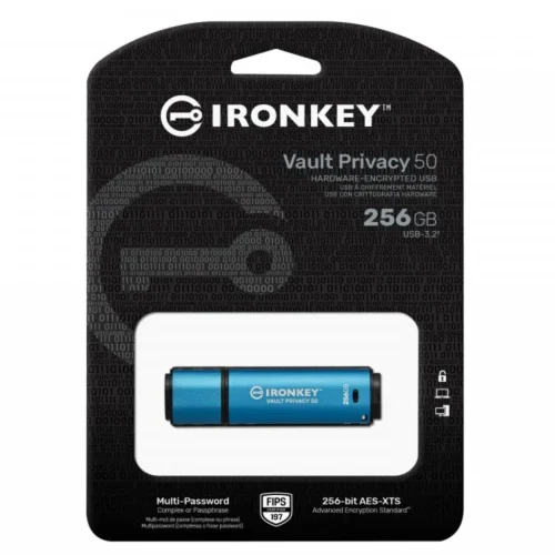 Kingston 256GB IronKey Vault Pri vacy 50 AES-256 FIPS-19