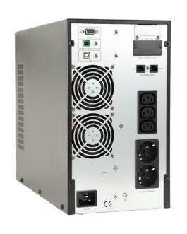 Alternative view of Gembird UPS 3000VA On-Line 3xIE C 2xSchuko USB