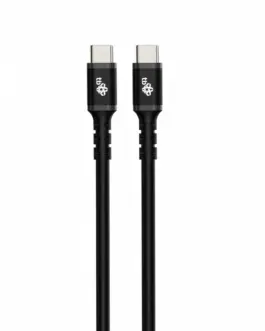 TB USB C - USB C кабел 1 m. silicone черен