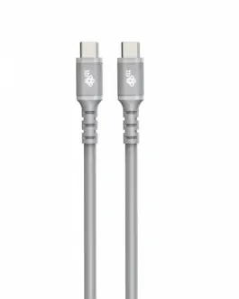 TB USB C - USB C кабел 1 m. silicone сив