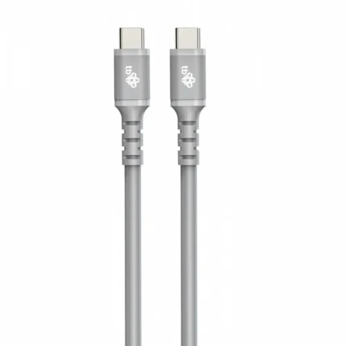 TB USB C - USB C кабел 1 m. silicone сив
