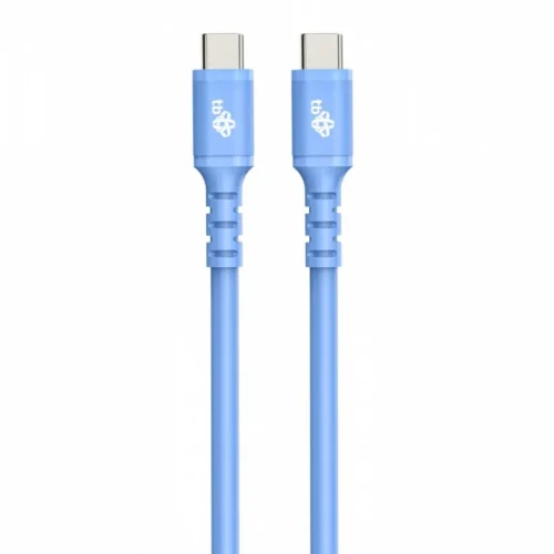 TB USB C - USB C кабел 1m. silicone син