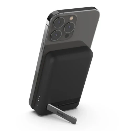 Alternative view of Belkin Magnetic Wireless външна батерия with stand черен