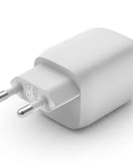 Alternative view of Belkin 65W DUAL USB-C GAN WALL PPS бял