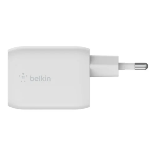 Belkin 65W DUAL USB-C GAN WALL PPS бял