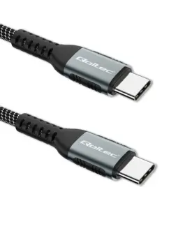 Alternative view of Qoltec USB 2.0 ype C кабел USB 2.0 type C 100W
