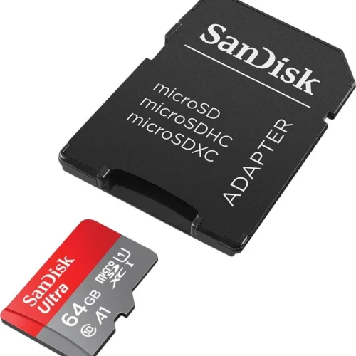 Alternative view of SanDisk Ultra microSDXC card 64GB 140MB/s A1 + адаптер SD