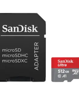 SanDisk Ultra microSDXC card 512GB 150MB/s A1 + адаптер SD