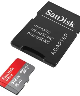 Alternative view of SanDisk Ultra microSDXC card 512GB 150MB/s A1 + адаптер SD