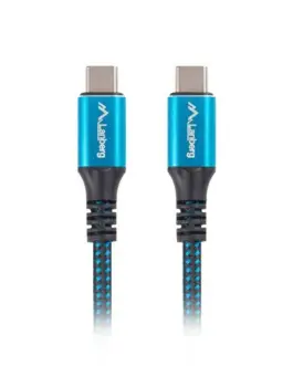 Alternative view of Lanberg кабел USB-C M/M USB4 1.2m 100W 8K 60HZ черен-blue