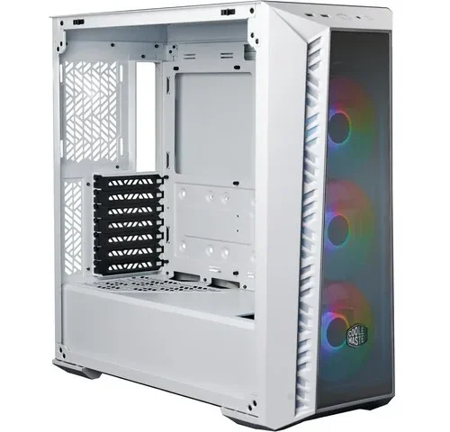 Cooler Master кутия за компютър MasterBox 520 Mesh бял with