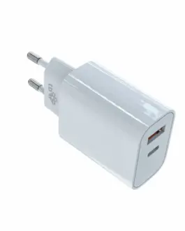 Alternative view of TB универсално зарядно 2x3A USB C + USB A Power Delivery бял