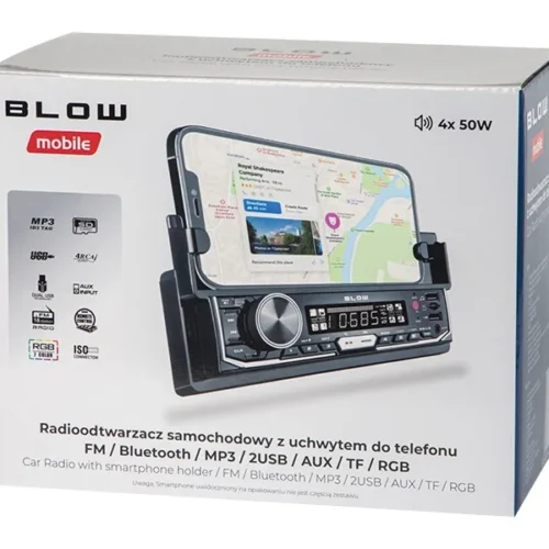 BLOW Car radio AVH-8970 MP3/BT/holder