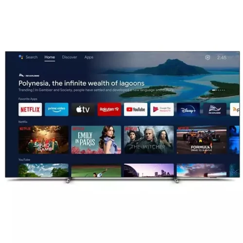 Alternative view of Philips TV 77 inches OLED 77OLED807/12 Android, Ambilight 4