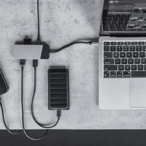 Green Cell Hub адаптер USB-C Connect 3xUSB 3.1 HDMI 4K 60Hz USB-C PD 85W