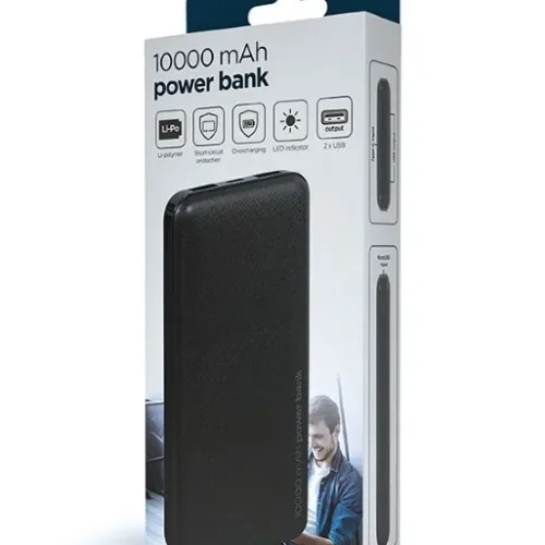 Gembird външна батерия 10 000 mAh черен