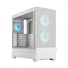 Fractal Design кутия за компютър Pop Air TG Clear Tint RGB бял