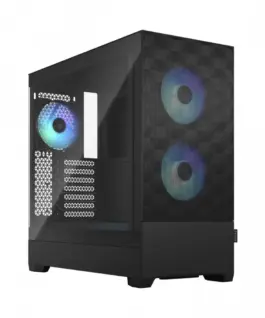 Fractal Design кутия за компютър Pop Air TG Clear Tint RGB черен