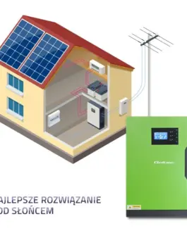 Alternative view of Qoltec Hybrid solar inventer Off Grid 5,5kW, 100A