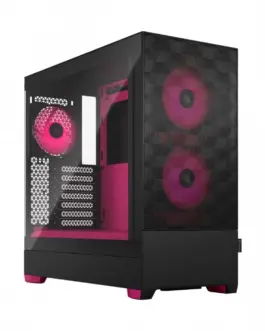 Fractal Design кутия за компютър Pop Air TG Clear Tint RGB magenta core